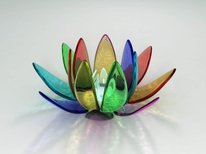 Glass Lotus Flower